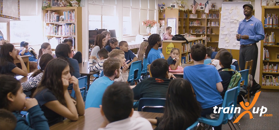 TrainUp Gives Back - Jeremy Speaks to the Kids of New Horizons